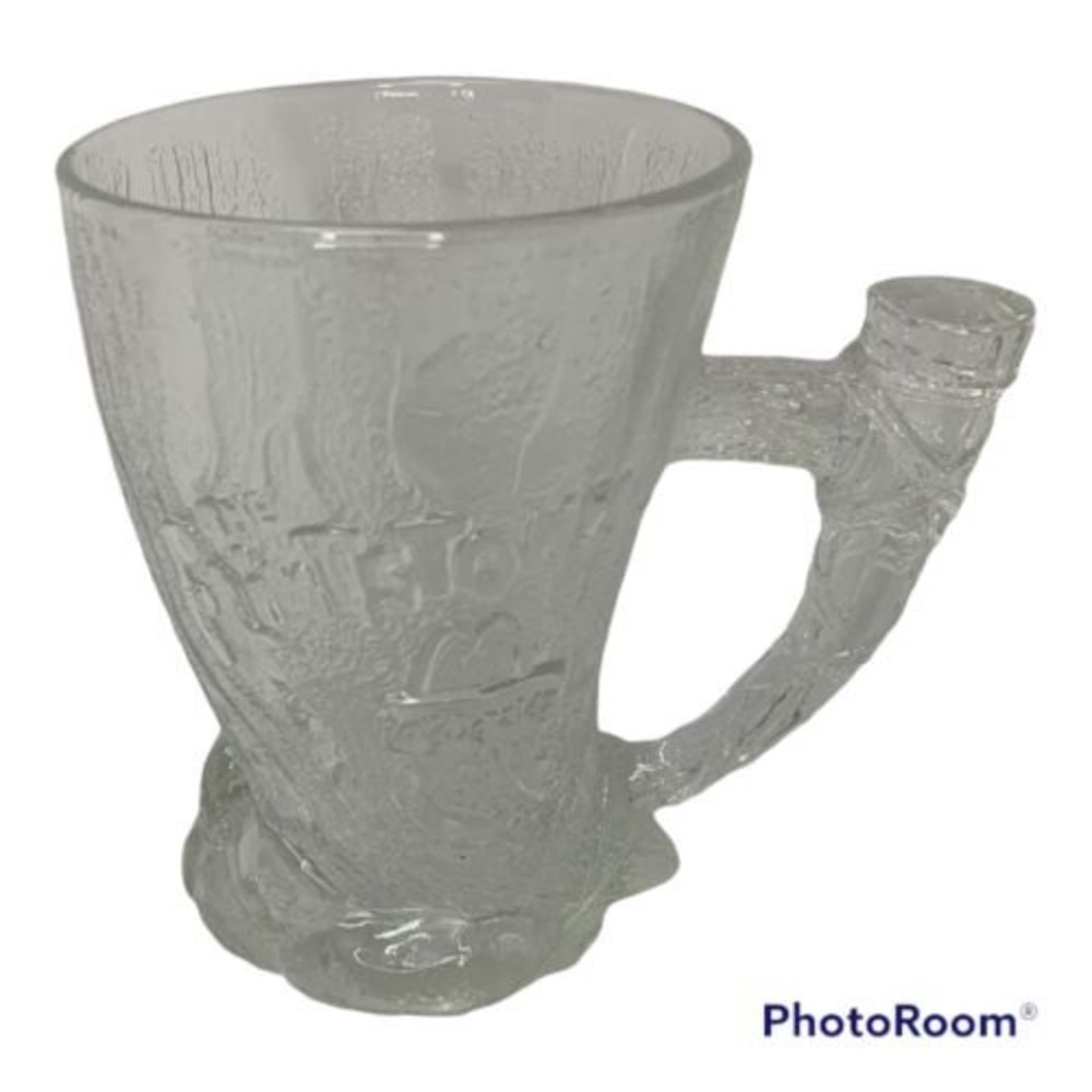 Vintage McDonalds Flintstones Mammoth Glass Mug Cup RocDonalds 1993 France